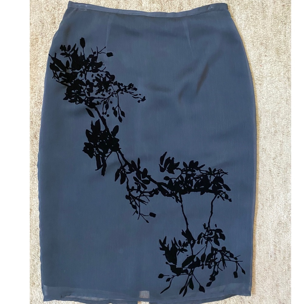 express / gray pencil skirt